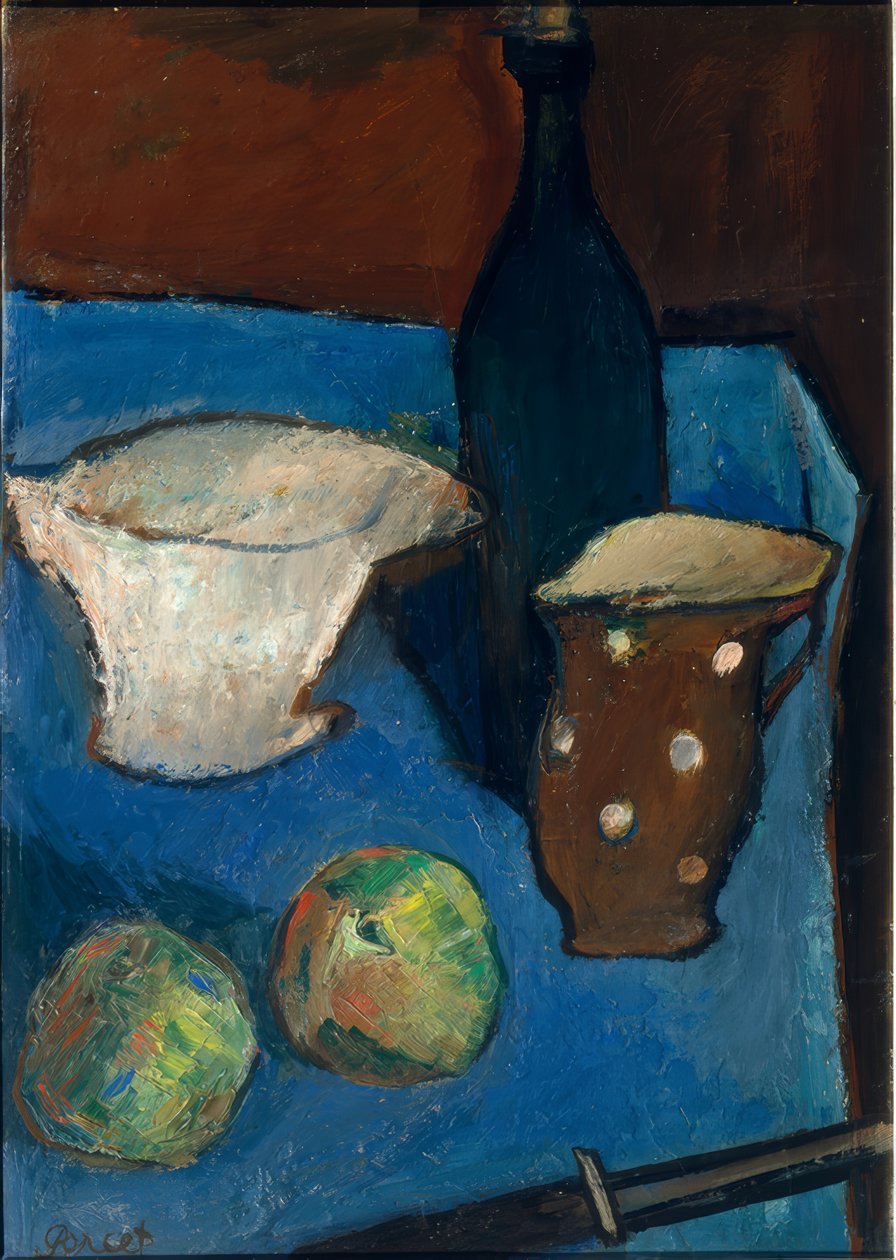 The Blue Tablecloth by Marcel Poncet