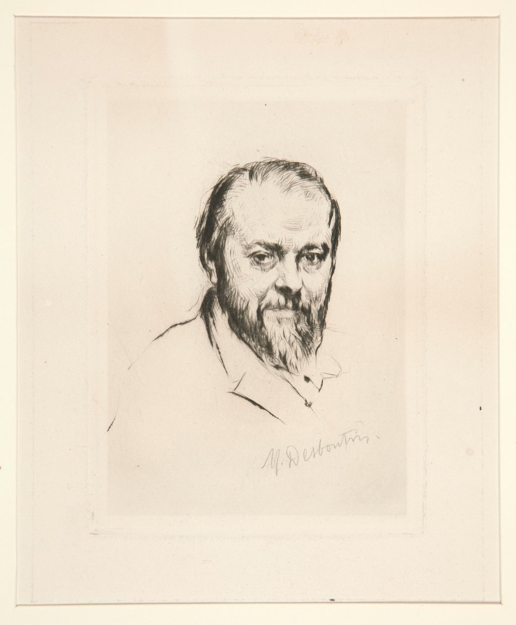 Portrait of J.J. Henner by Marcellin Desboutin
