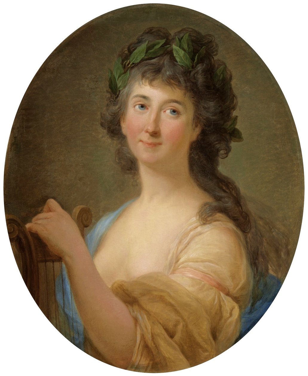 Portrait of Katarzyna Gattai Tomatis as a muse by Marcello Bacciarelli