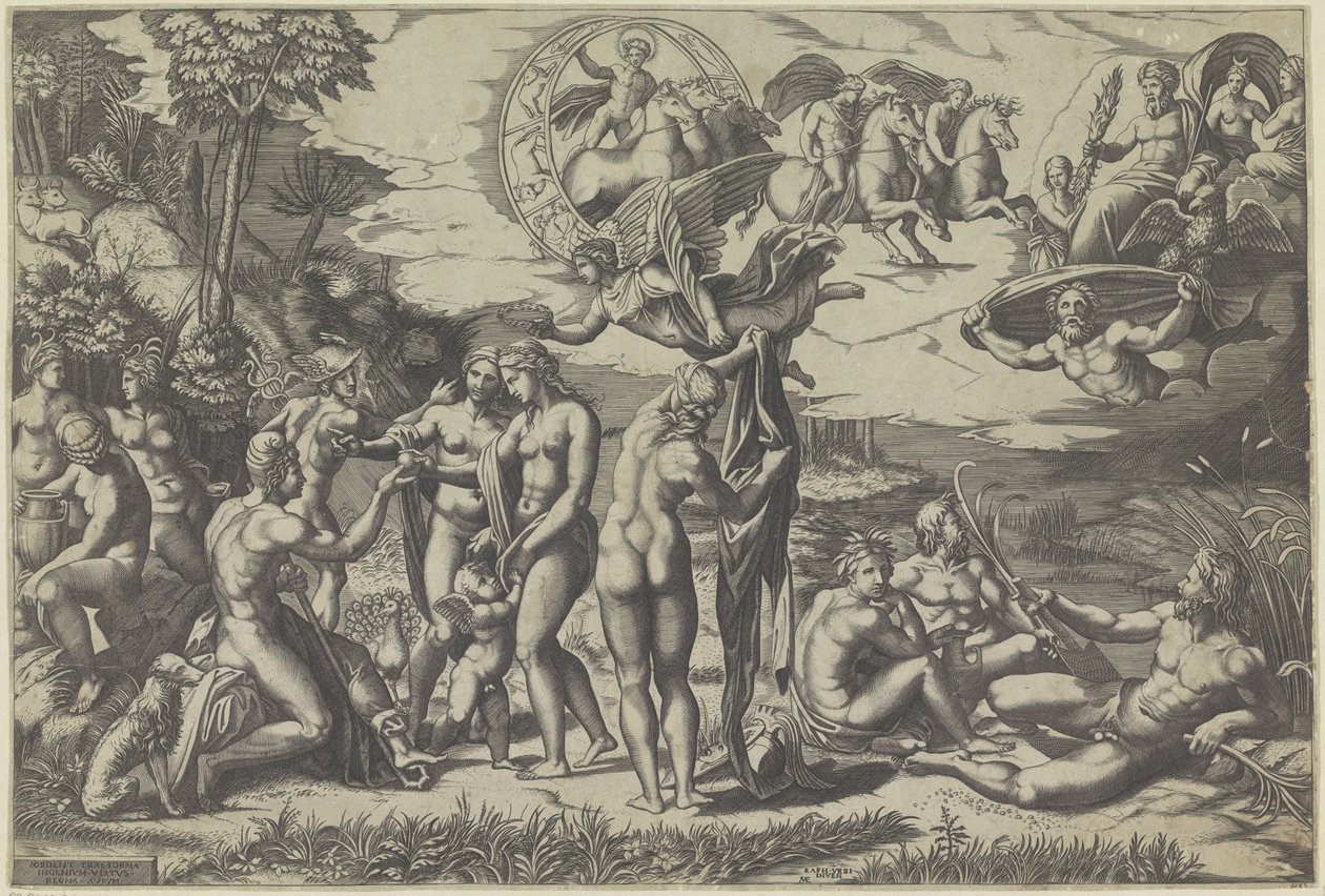 The judgment of Paris by Marco Dente