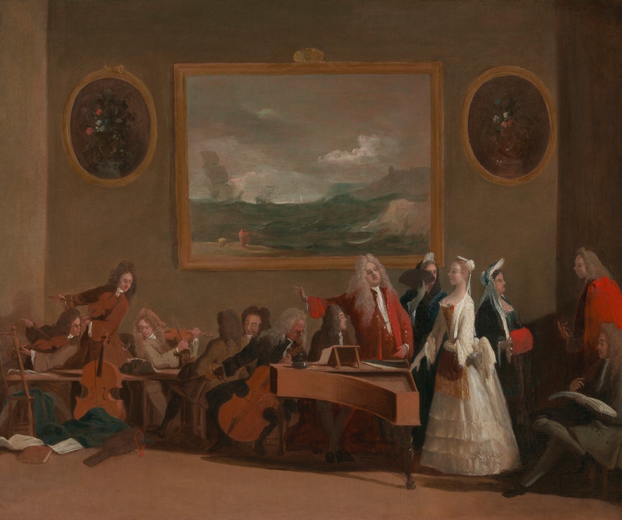 Rehearsal of an Opera by Marco Ricci