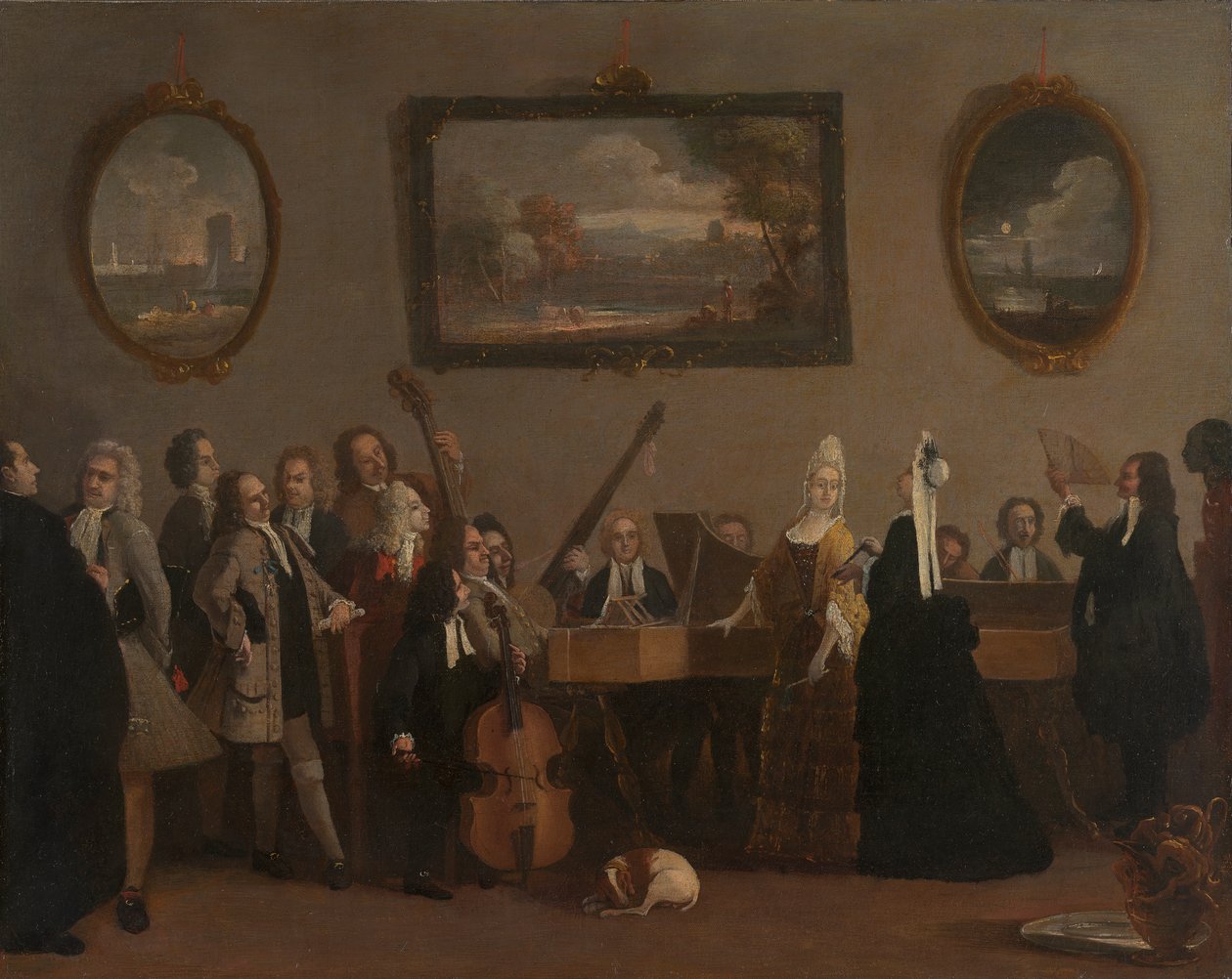 Rehearsal of an Opera by Marco Ricci