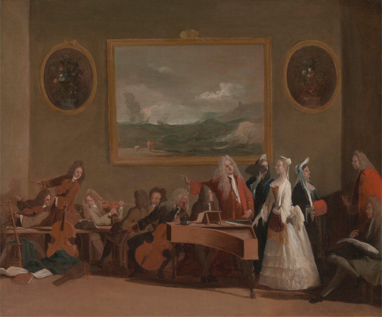 Rehearsal of an Opera by Marco Ricci