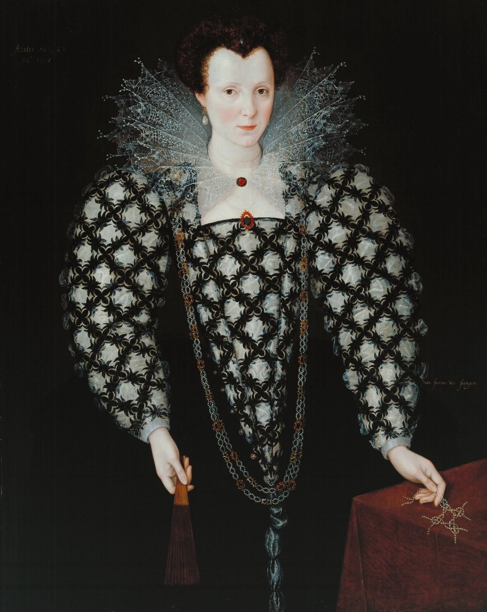 Portrait of Mary Rogers, Lady Harington by Marcus Garret Gheeraerts the Younger