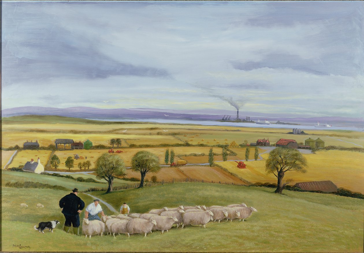 Sheep Farmer, Isle of Sheppey by Margaret Loxton