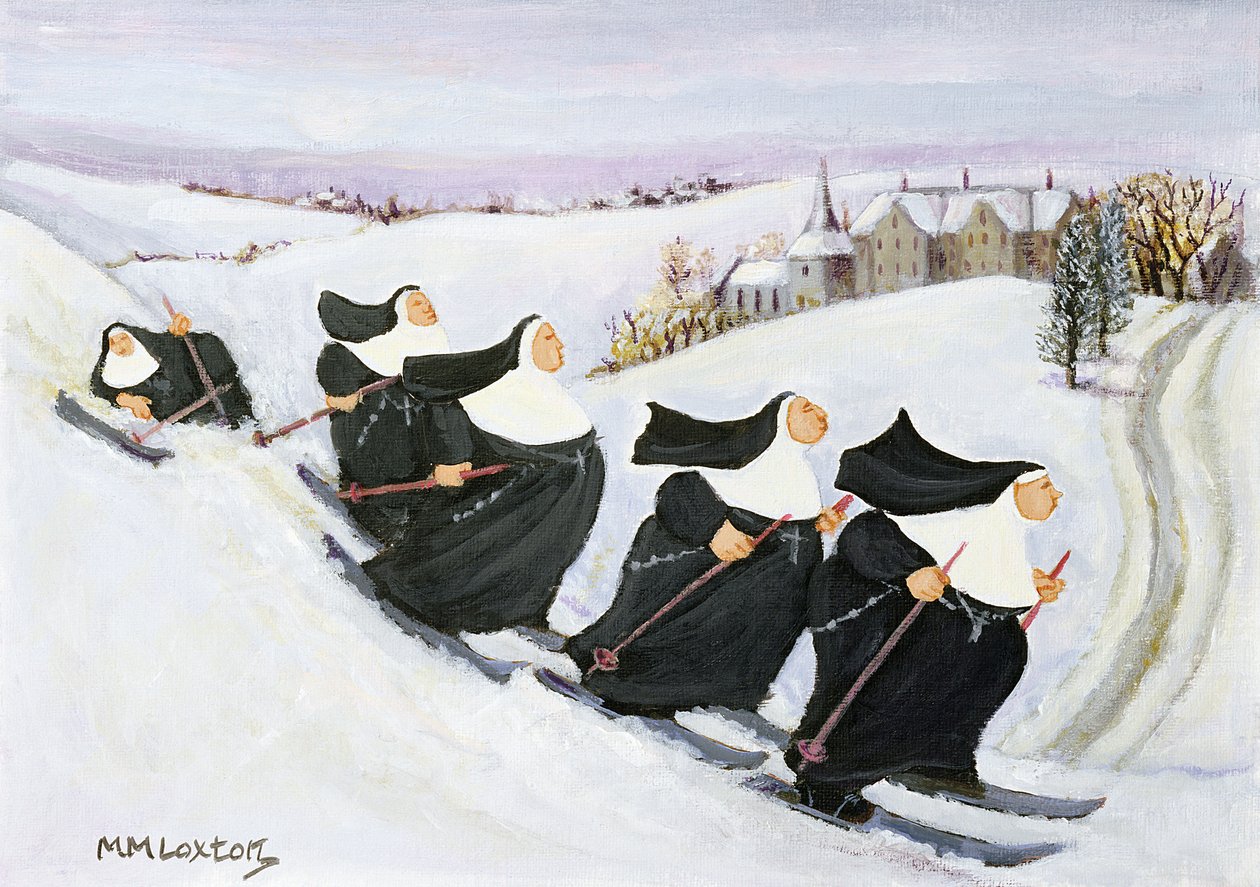 Skiing by Margaret Loxton