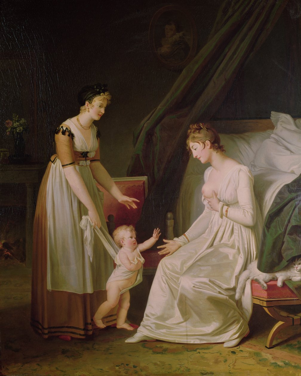 The Breastfeeding Mother by Marguerite Gerard