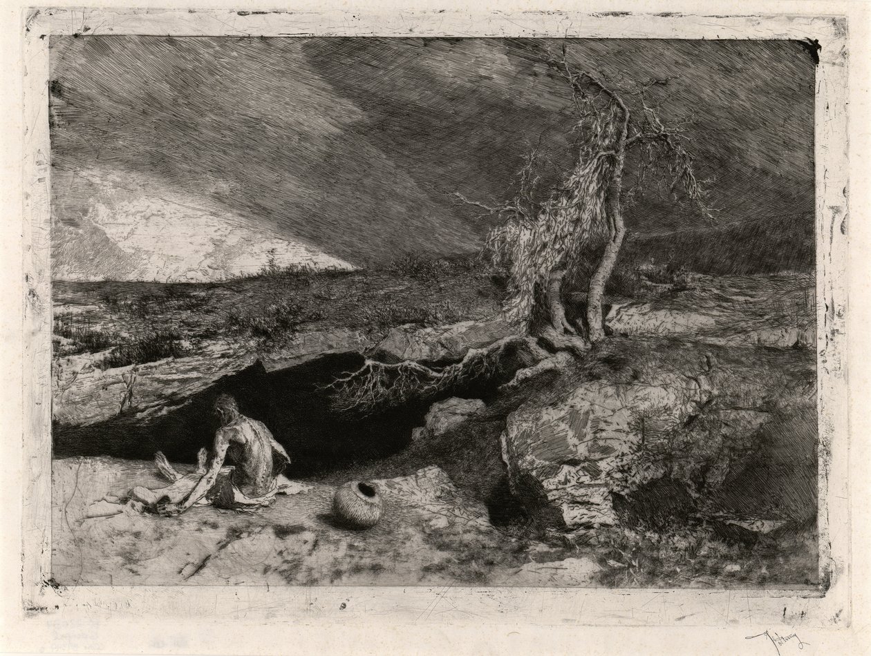 Anchorite by Marià Fortuny