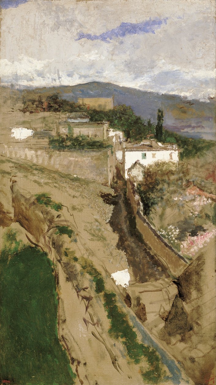 Granada Landscape by Marià Fortuny Marsal