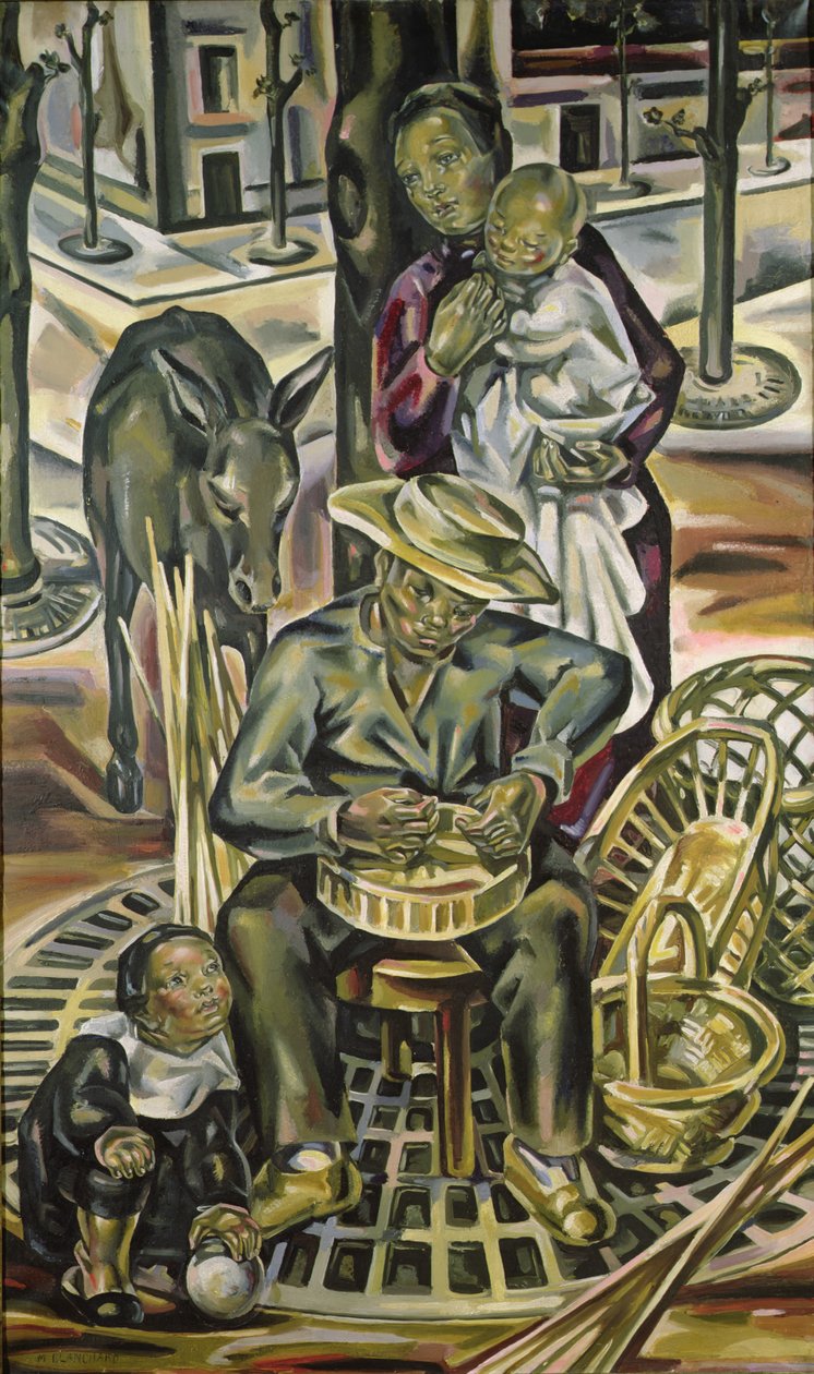 The Basketmaker, c.1925 by Maria Blanchard