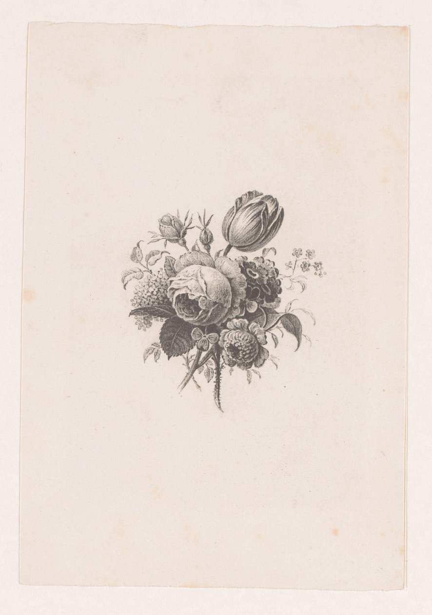 Bouquet by Maria Geertruida de Goeje Barbiers (attributed to)