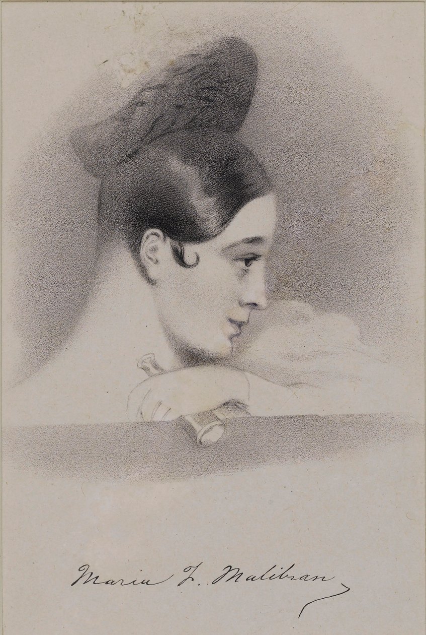 Self-Portrait by Maria Malibran Garcia
