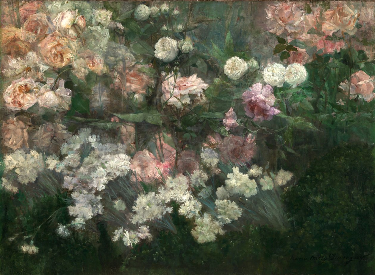 Garden in May, 1895 by Maria Oakey Dewing