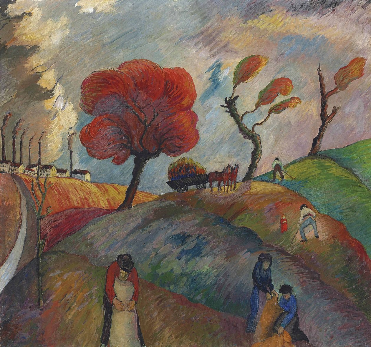 Ant-hill, c. 1916 by Marianne von Werefkin