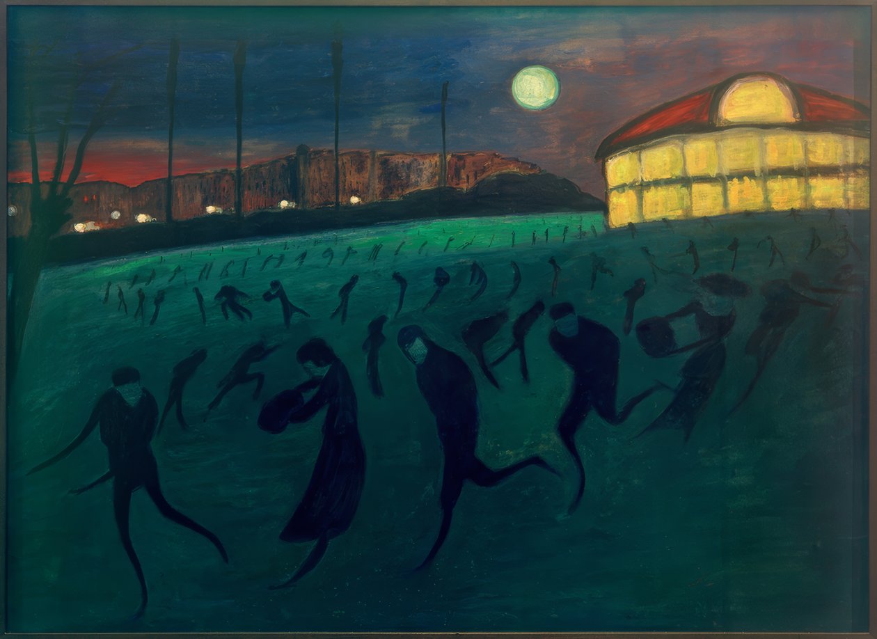 Ice Skaters by Marianne von Werefkin