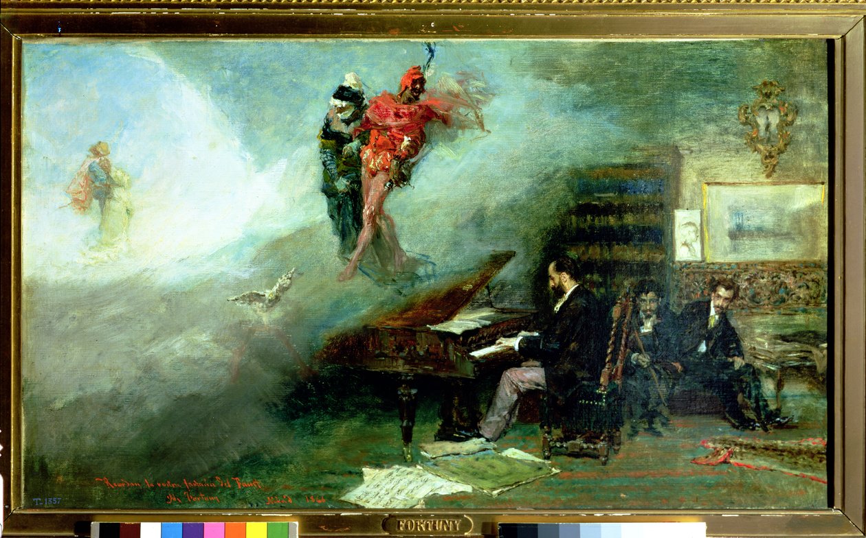 Recalling the Faust Fantasy by Mariano José María Bernardo Fortuny y Carbó