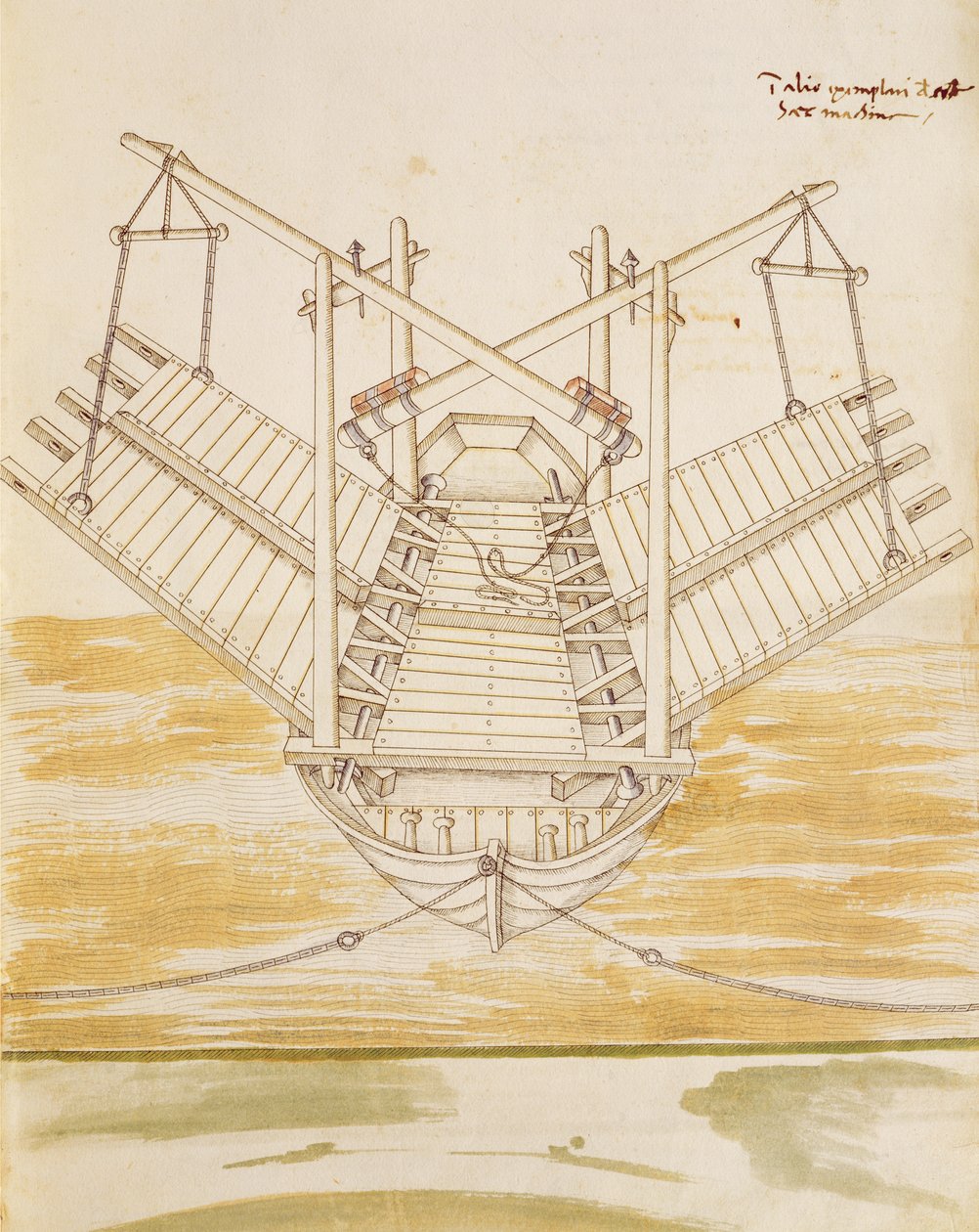 Design for a Warship, illustration from 