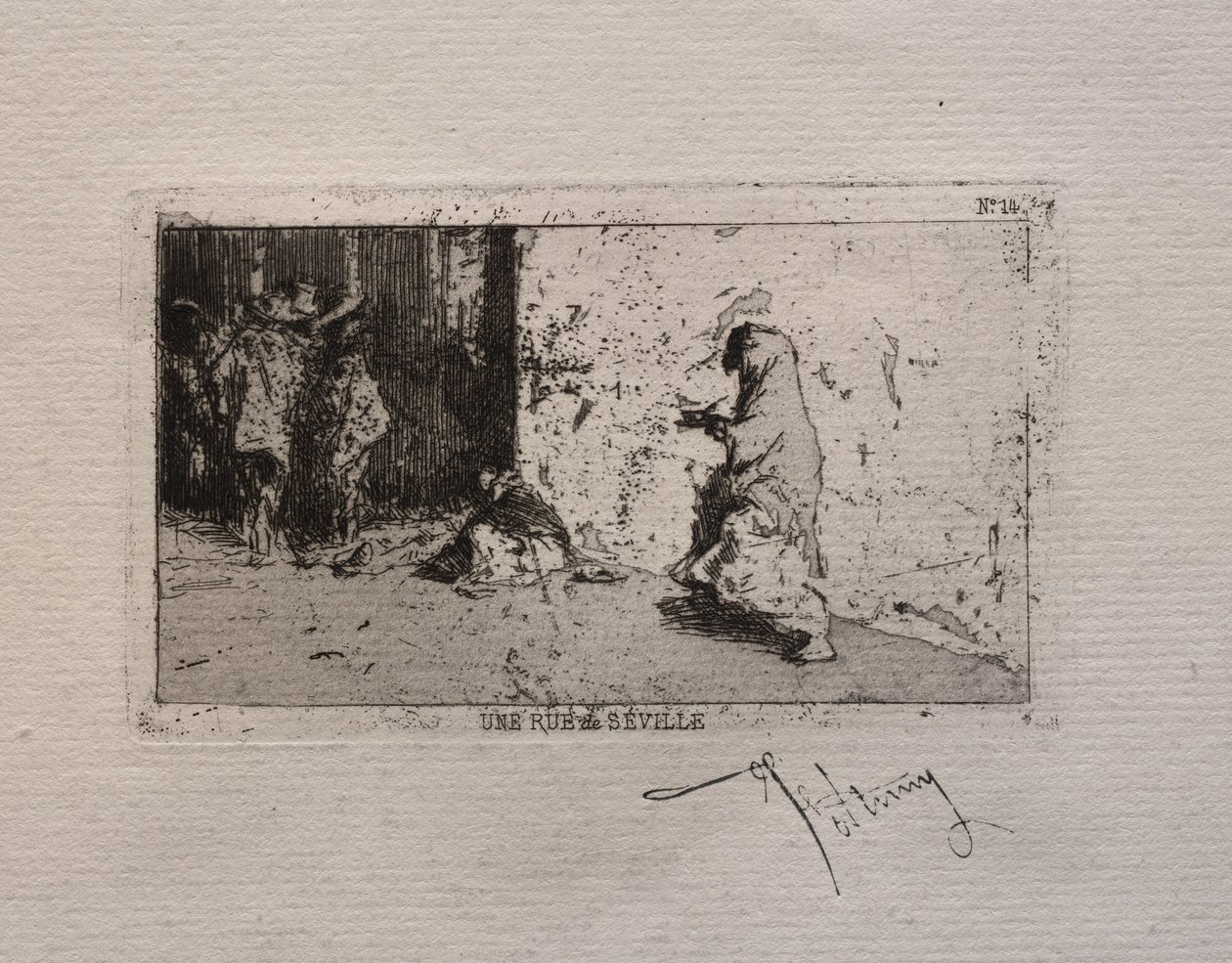 A Street in Seville by Mariano Fortuny y Carbó