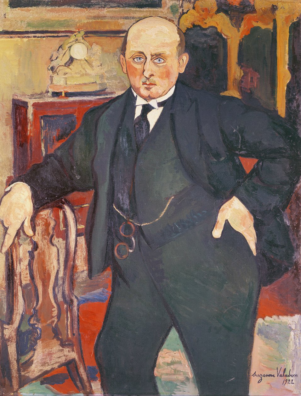 Portrait of Monsieur Mori by Marie Clementine (Suzanne) Valadon