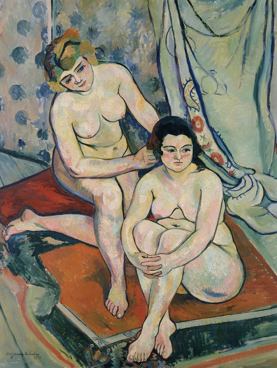 The Two Bathers by Marie Clementine (Suzanne) Valadon