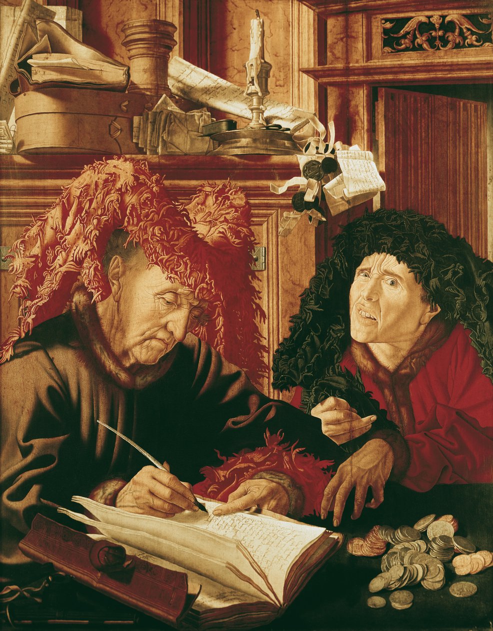 Two Tax Gatherers by Marinus van Roejmerswaelen