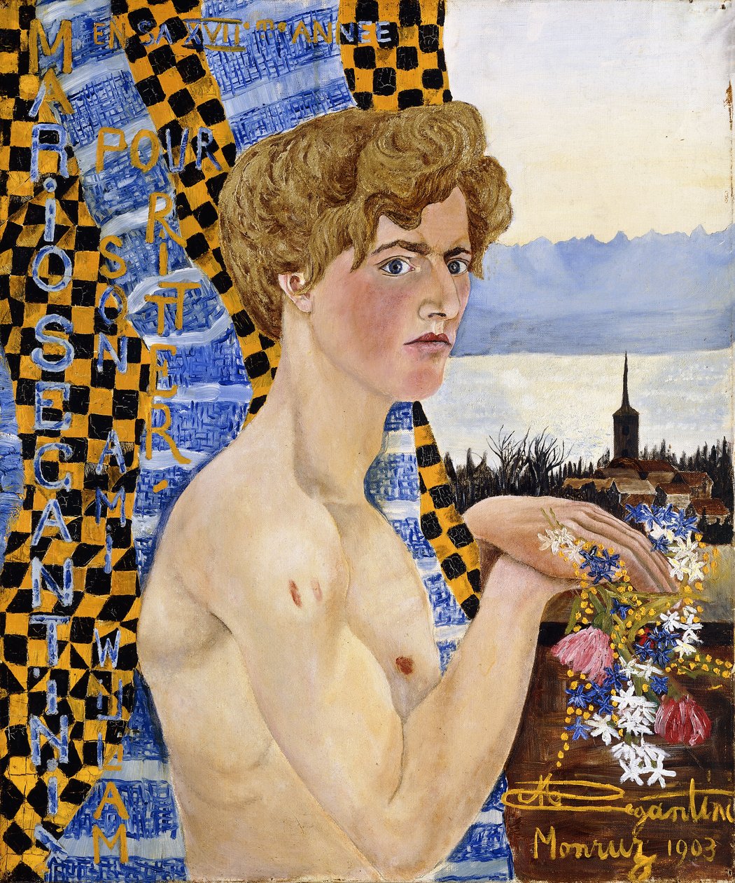 Self Portrait by Mario Segantini