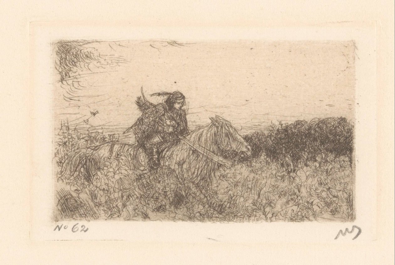 Rider by Marius Bauer (signed by artist)