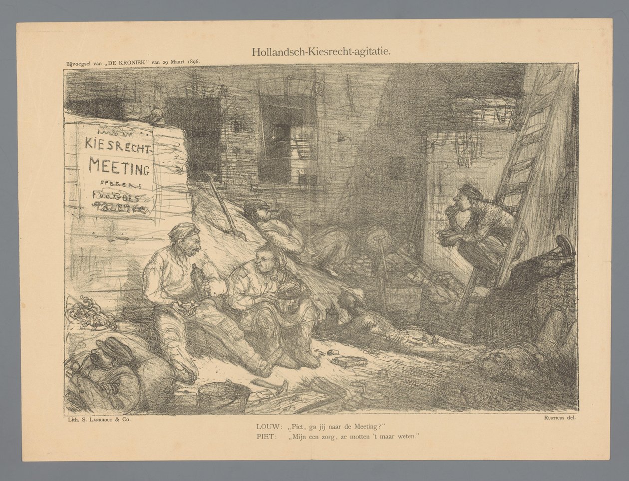 Dutch Suffrage Agitation by Marius Bauer
