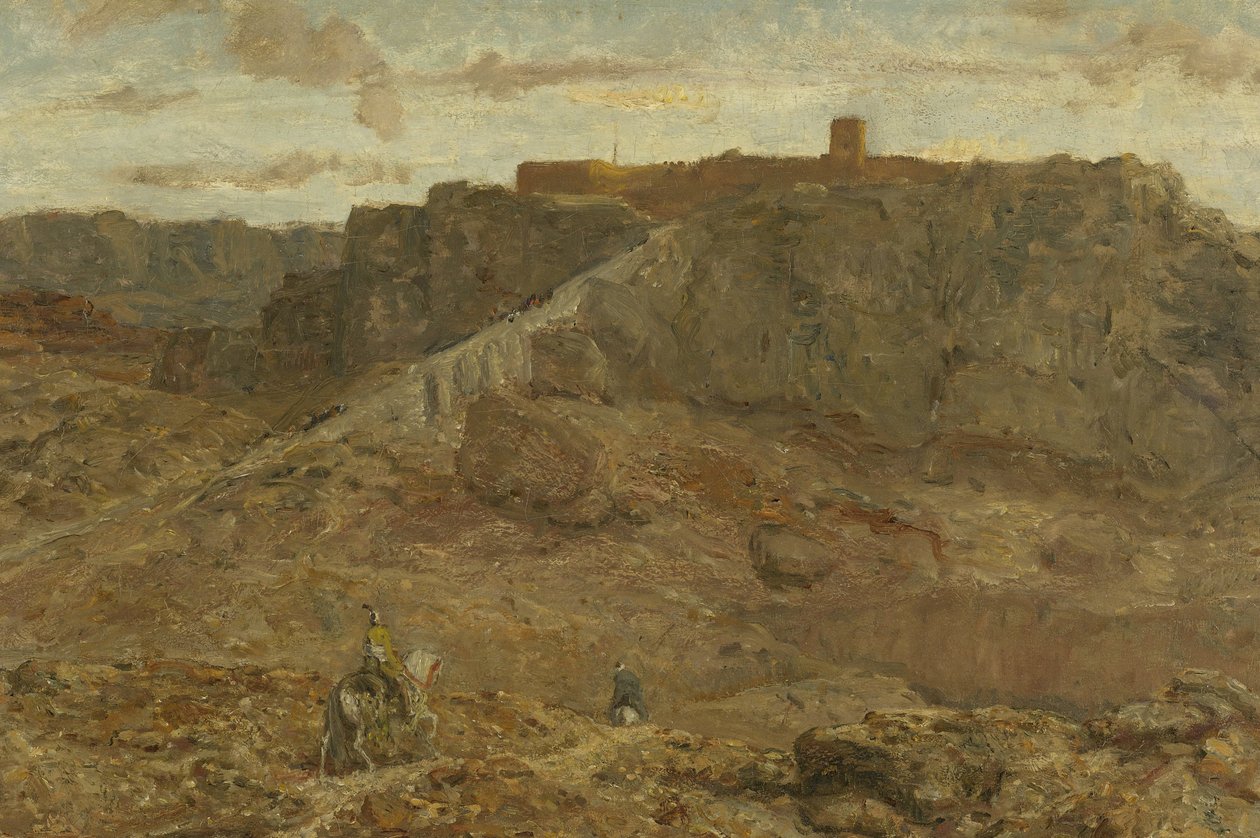 Mountainous Landscape in Egypt by Marius Bauer