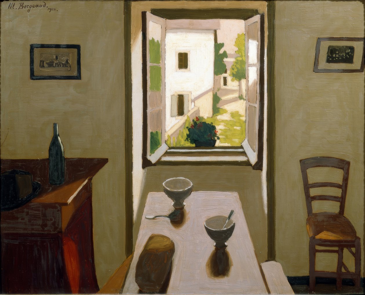 The Table and the Two Bowls by Marius Borgeaud