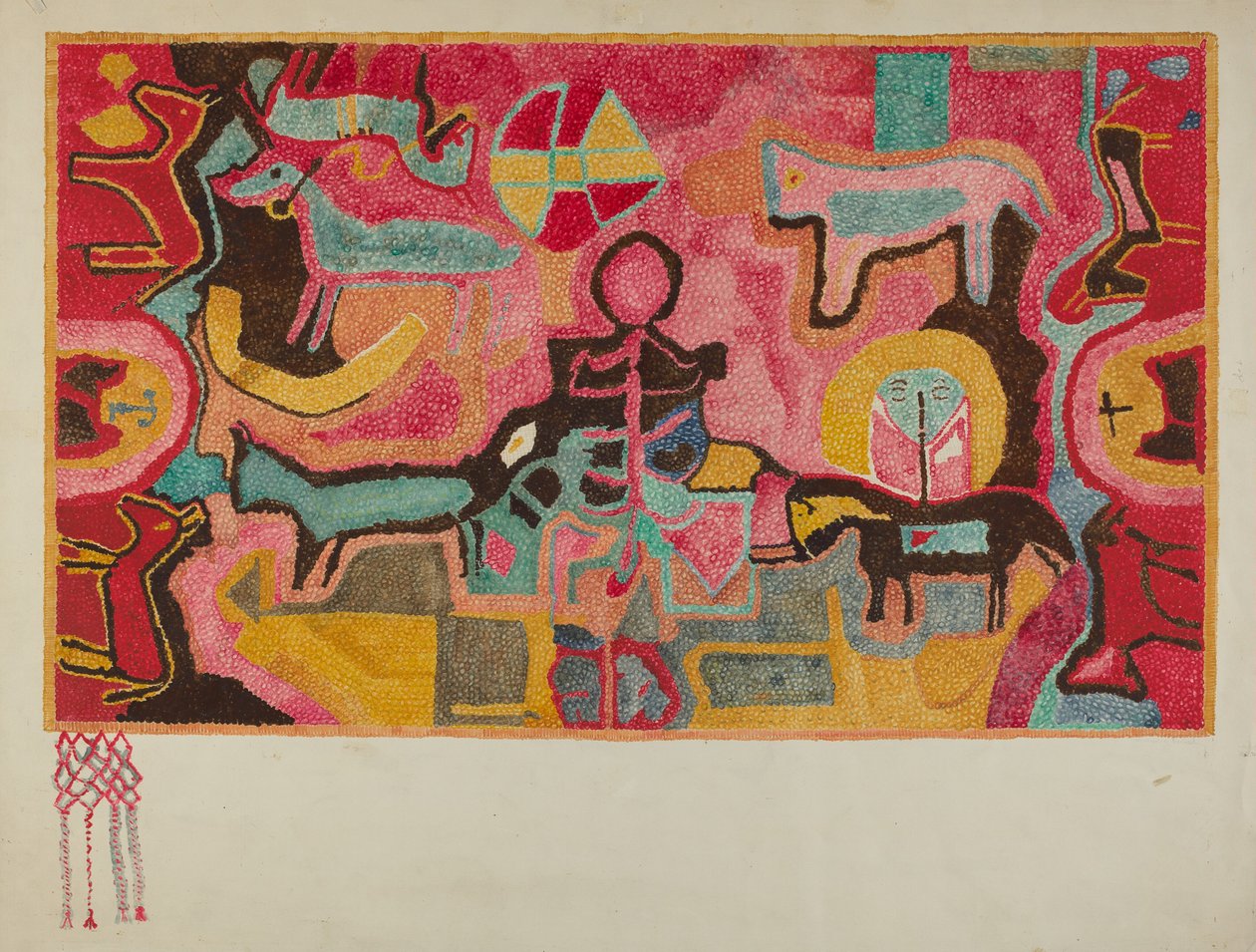 Hooked Rug by Marjery Parish