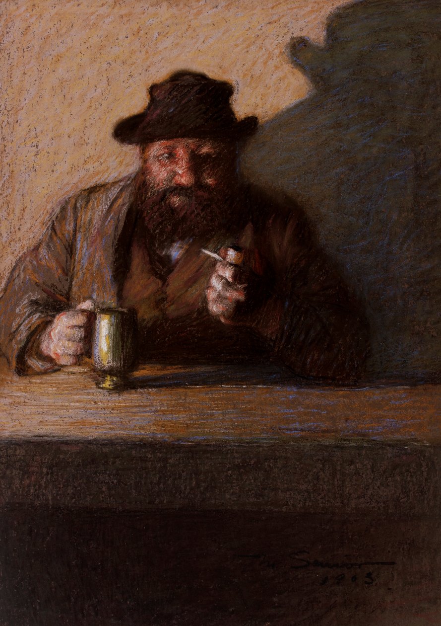 At the Bar, 1903 by Mark Senior