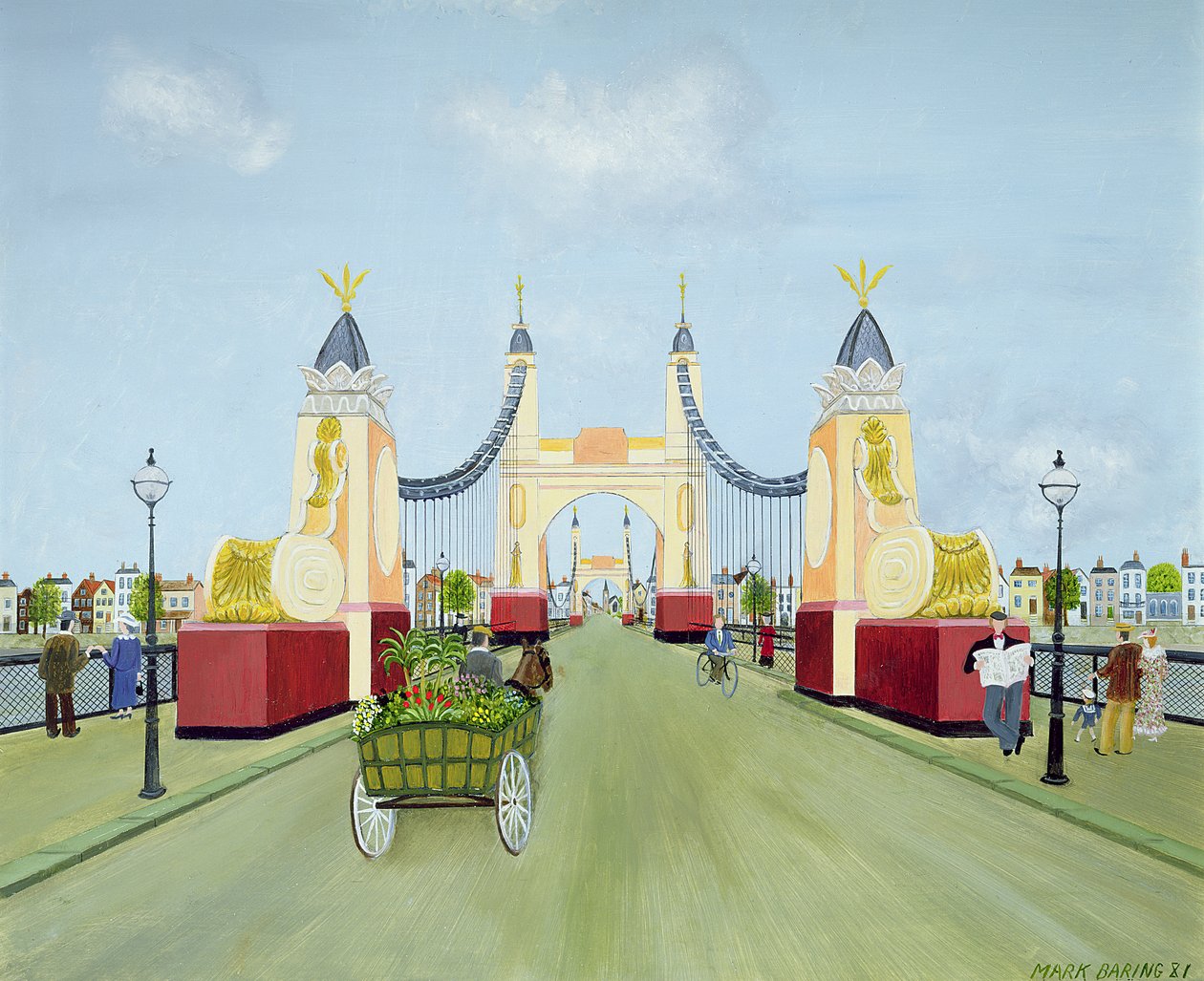 Hammersmith Bridge by Mark Baring