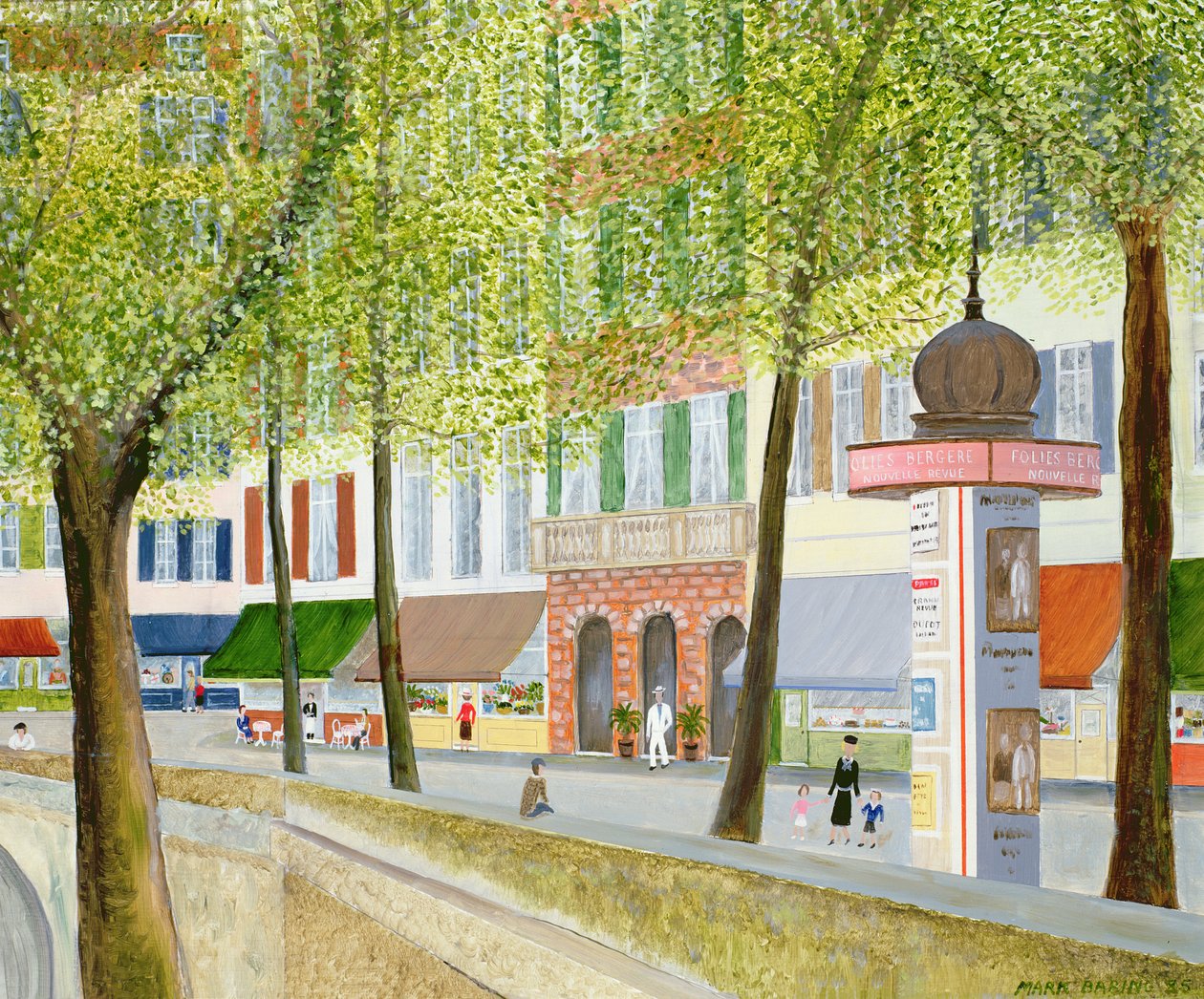 Paris Scene by Mark Baring