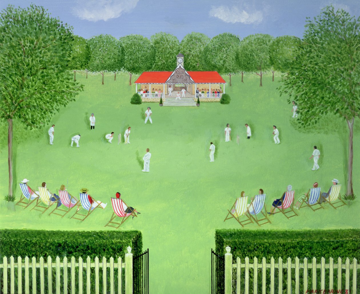 The Cricket Match by Mark Baring