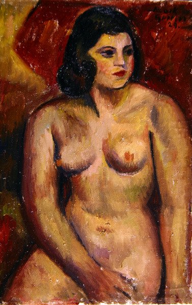 Study of a Female Nude by Mark Gertler