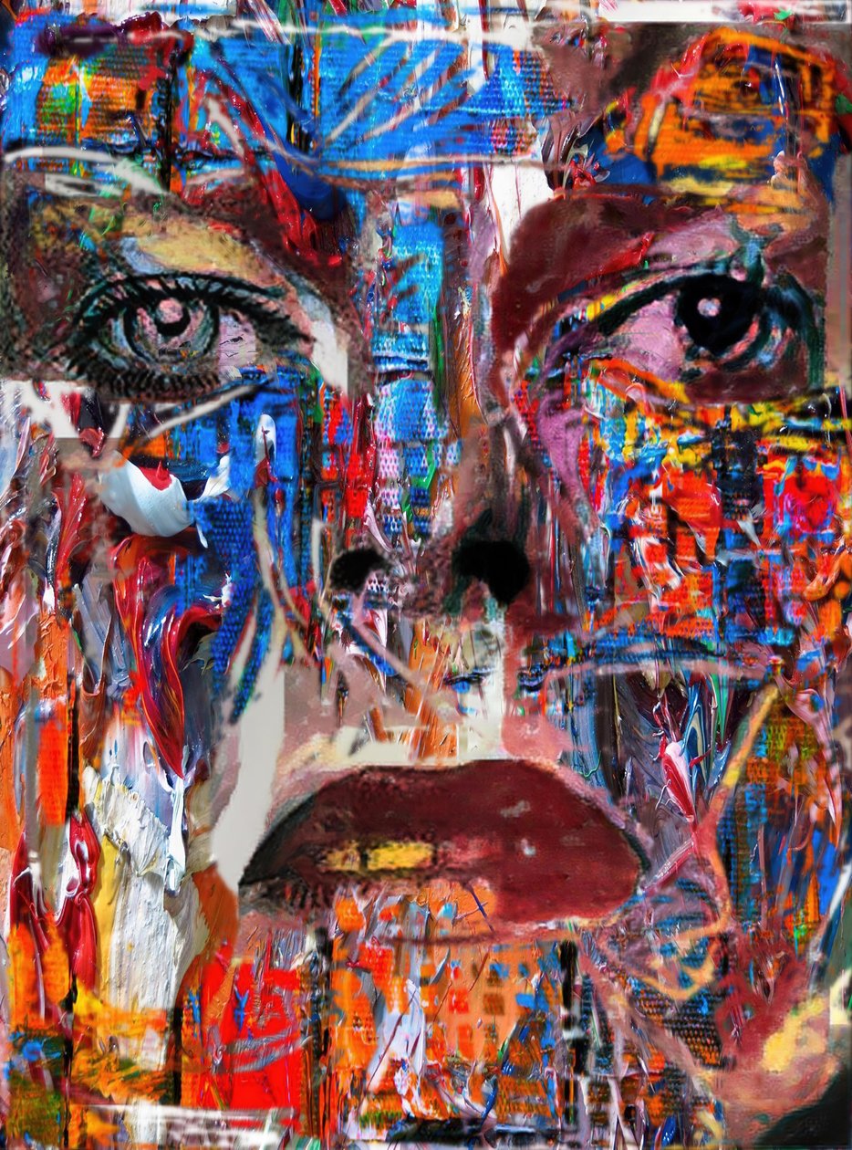 A Painterly Bowie by Mark Gordon