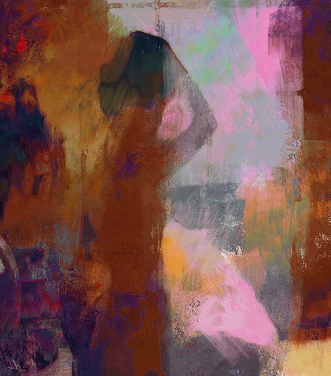 Girl at a Window by Mark Gordon
