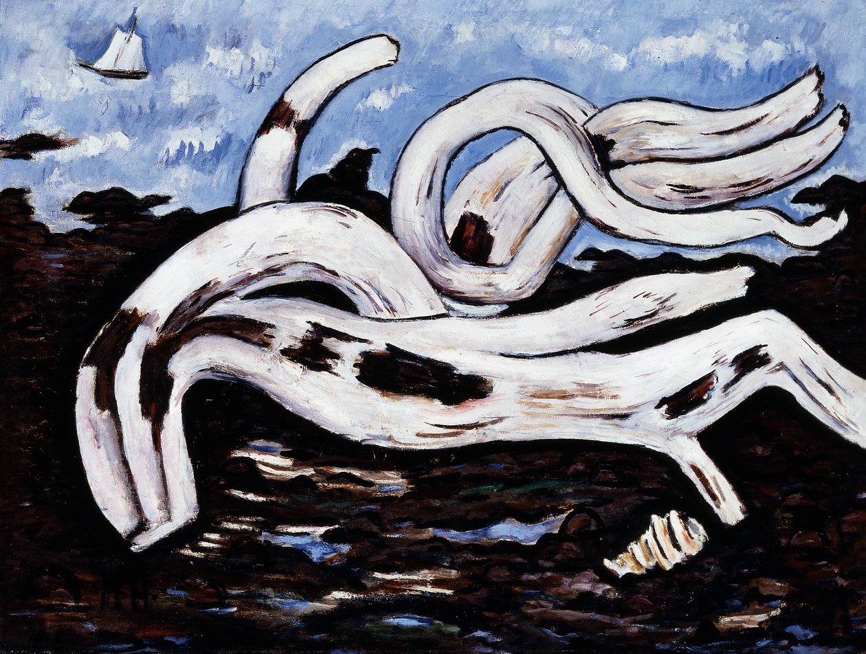 Driftwood on the Bagaduce by Marsden Hartley