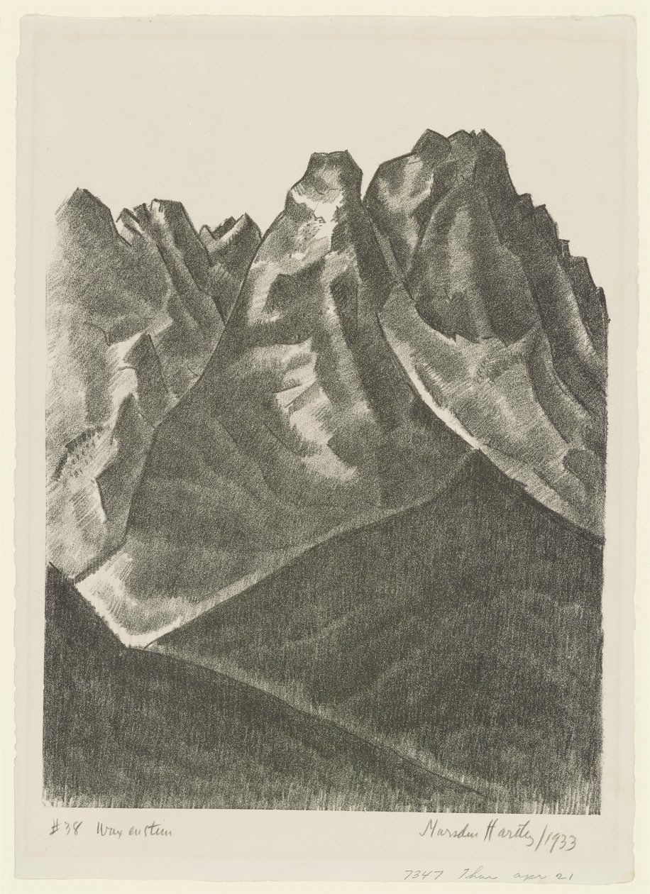 Waxenstein by Marsden Hartley