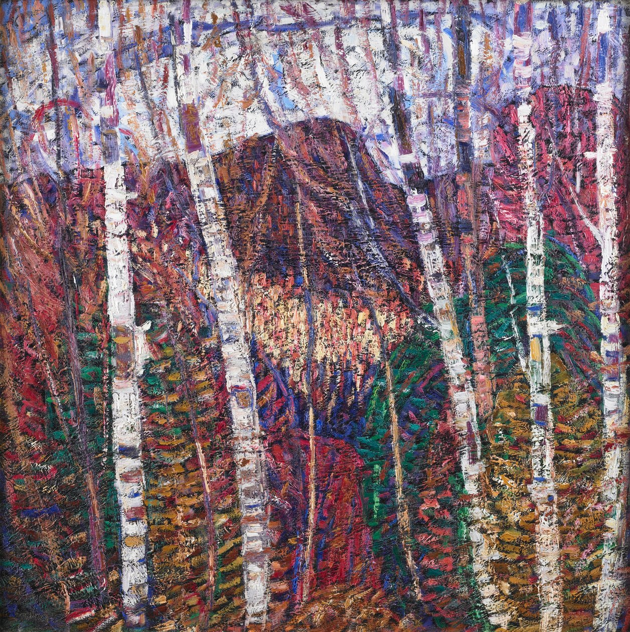 White Birches by Marsden Hartley
