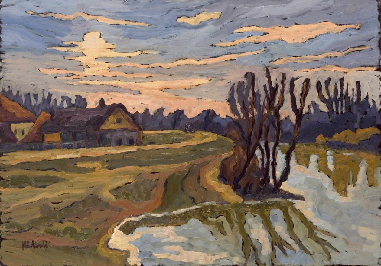 Road into Dusk by Marta Martonfi Benke