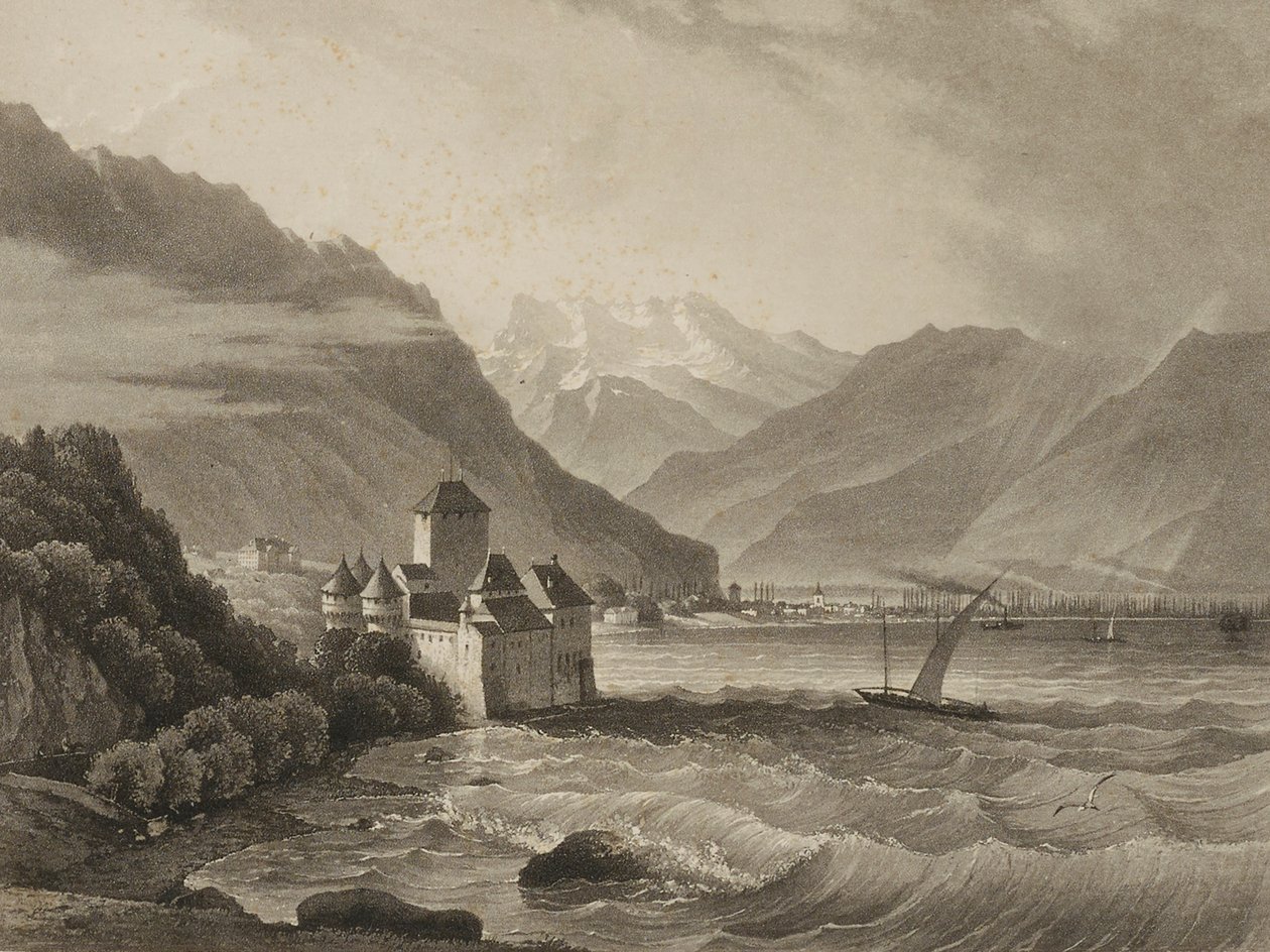 Chateau de Chillon; View from the Vevey Side by Martens