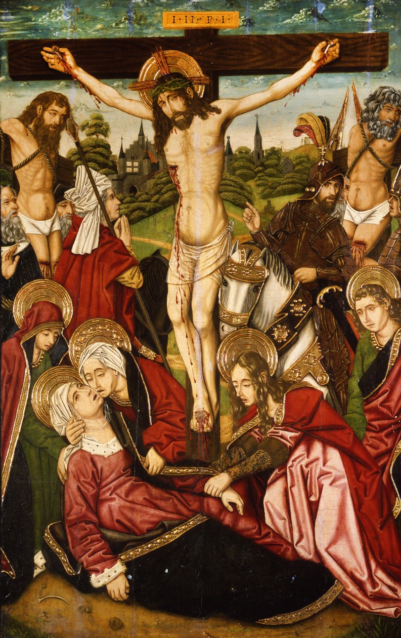 The Crucifixion, c.1480-90 by Martín Bernat