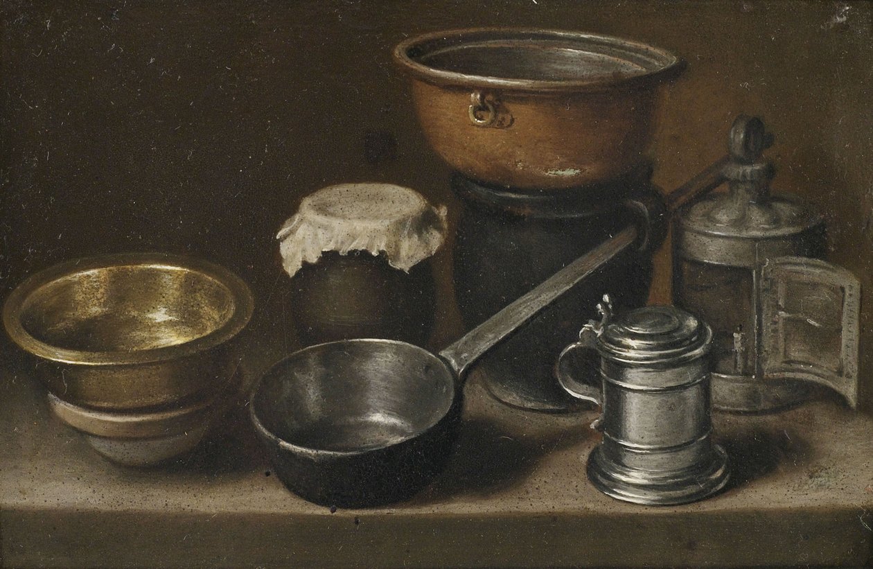 Still Life with Kitchen Utensils by Martin Dichtl