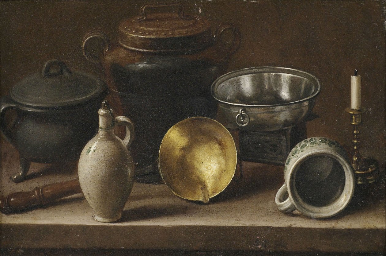 Still Life with Kitchen Utensils by Martin Dichtl