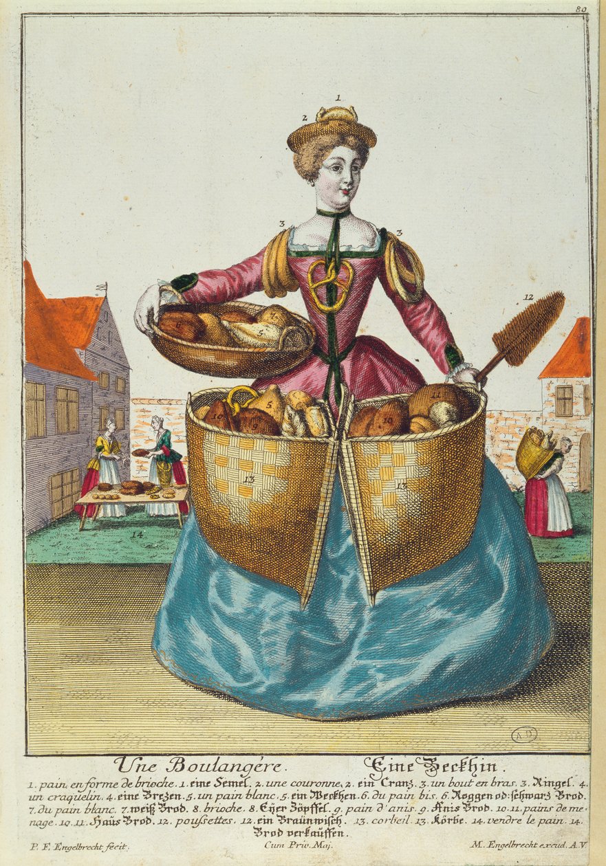 A Baker, c.1735 by Martin Engelbrecht