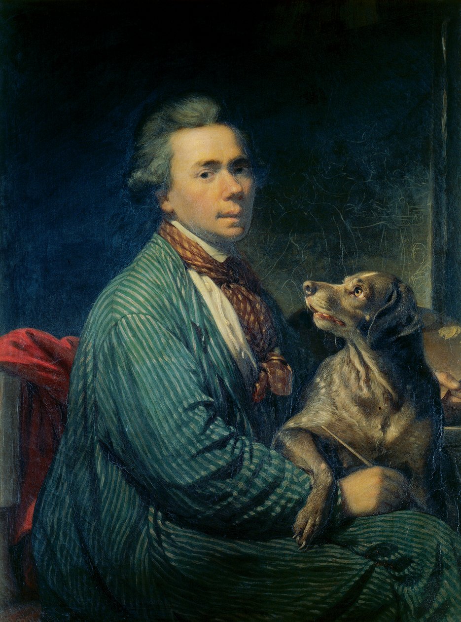 Self-portrait by Martin Ferdinand Quadal