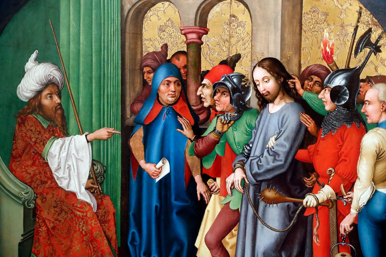 Jesus is Condemned by the Sanhedrin by Martin Schongauer