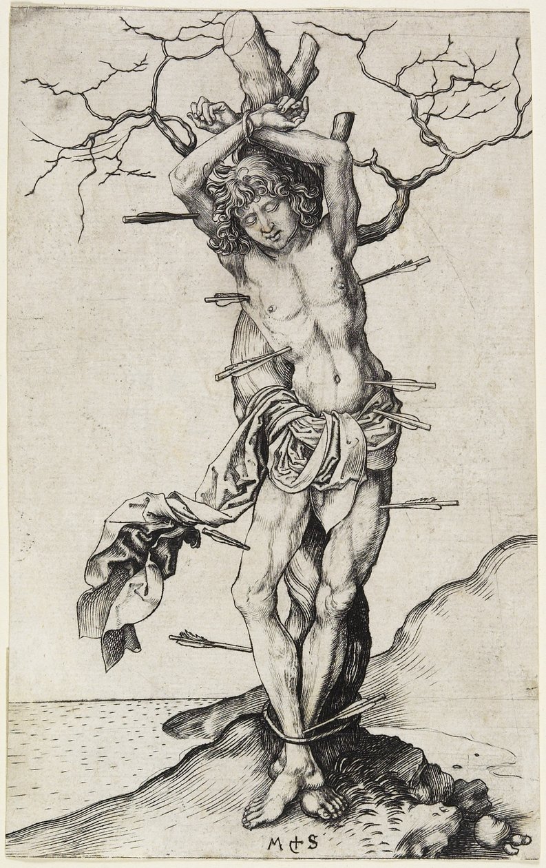Saint Sebastian by Martin Schongauer